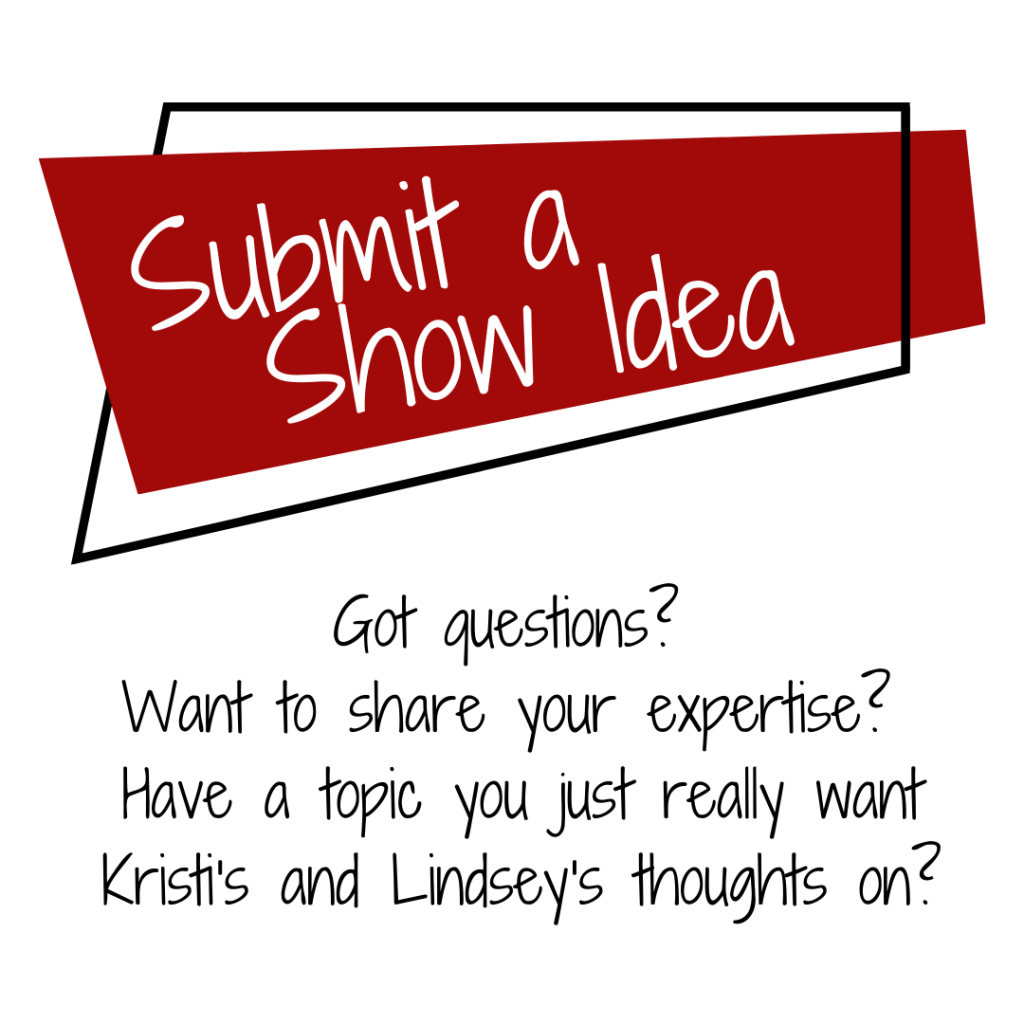 Submit a show idea if there's something you think would make a great ARDL episode
